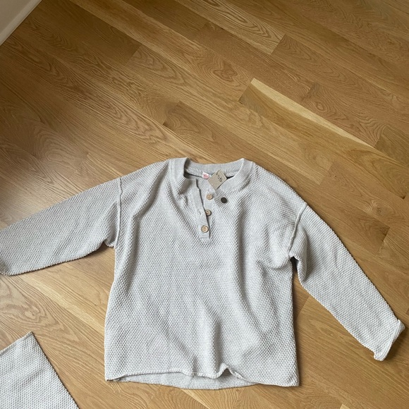 Hailee knit set in ivory heather - Picture 3 of 5